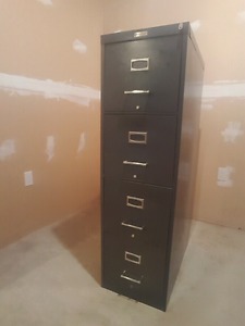 Charcoal grey filing cabinet