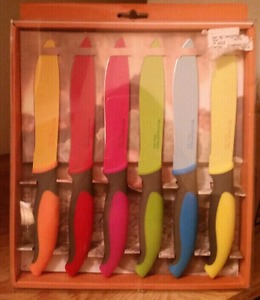 Colorful Steak Knives