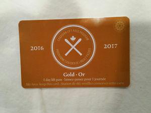Gold Canadian Ski Council Cards - Almost Every Ski Hill -