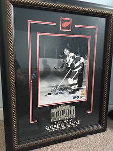 Gordie Howe signed photo $300