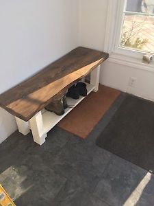 Hand built bench
