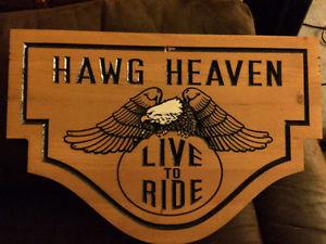 Hawg Heaven Harley Sign