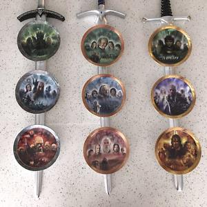 Lord of the rings sword and plate collectors set