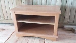 Maple veneer tv stand