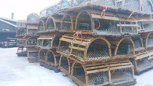 New Wooden Lobster traps  and 46 bows