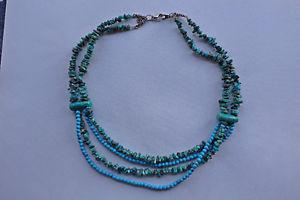 New genuine turquoise necklace Interesting design,