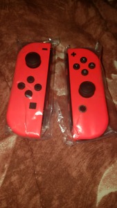Nintendo Switch Red JoyCon controllers