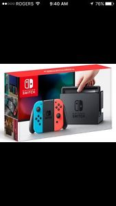 Nintendo switch red blue