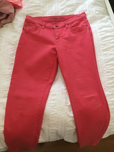 Pink yoga jeans