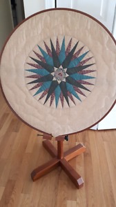 Quilting ring with sample