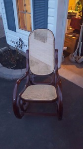 Rattan rocking chair