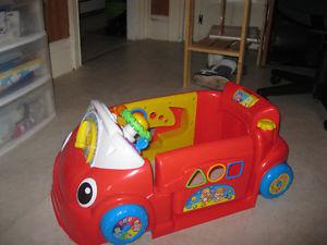Red Play Car (makes car like sounds & music)