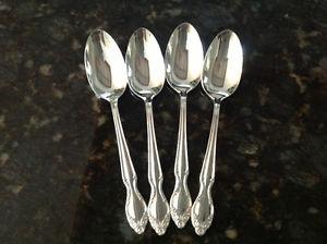 Rogers and Bro's Silver 4 teaspoons