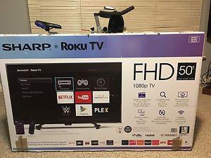 Sharp Ruku Smart TV 50"