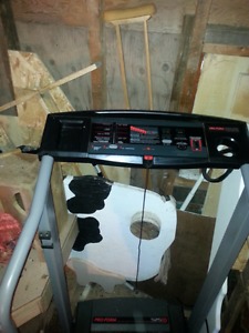Spacesaver electric treadmill.
