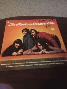 The Monkees Greatest Hits Vinyl Record LP