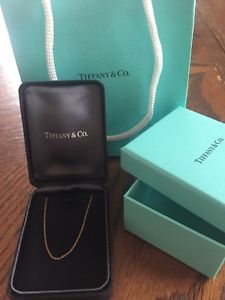 Tiffany&Co 18k rose gold chain