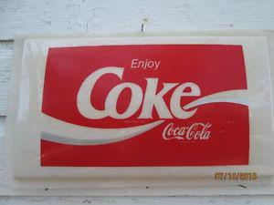 Vintage Plastic Coca-Cola Signs For Sale
