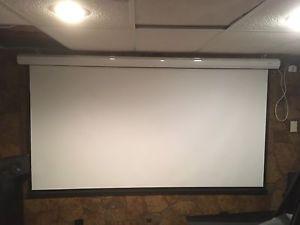Wanted: 9 foot corner to corner motorized projection screen