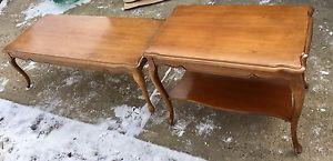 Wooden "Knechtel" Coffee & End Table