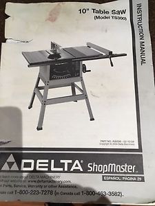 10" Delta Table Saw $400