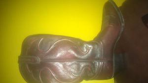 100% genuine leather calgary cowgirl boots, like new