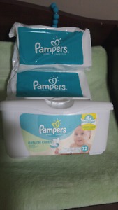 216 Pampers Wipes