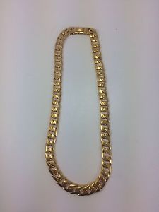 22KT CURB LINK SOLID GOLD CHAIN