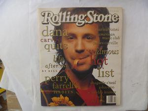 8 ROLLING STONE Magazines - The X-Files, Huey Lewis, Dana