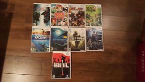 9 wii video games 25 dollars for the lot
