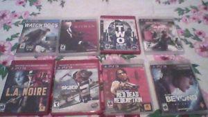 A bunch of PS3 Games