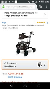 Airgo Excursion Rollator walker 4sale