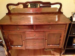 Antique Buffet Table