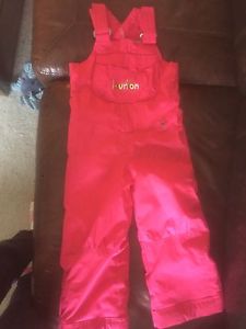 Burton girls snow pants 4T.