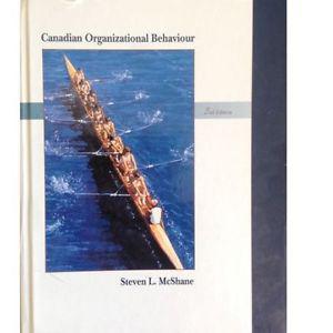Canadian organizational behavior Hardcover