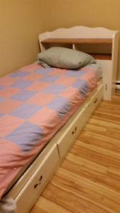 Captain's bed with mattress