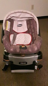 Car seat it's base and Stroller in Good Condition from pet