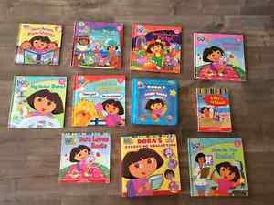 Collection of 11 Hard Cover Dora Books