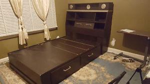 Double bed plus matching dresser