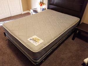 Double size mattress and box spring