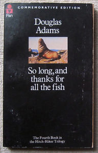 Douglas Adams Hitchiker's books-Excellent condition-$5 each