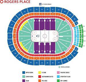 Edmonton Oilers Tickets vs Boston Bruins Mar.16th - Lower