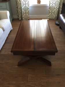 Extendable Coffee Table and Side Table