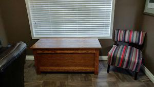 Handcrafted Oak Chest (New)