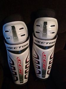 Hockey shin pads