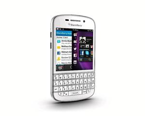 In white color unlocked BlackBerry Q10
