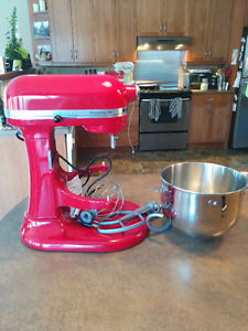 KitchenAid professional HD mixer -red