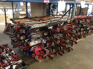 Large inventory of winter sporting goods for sale