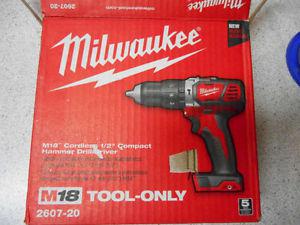 Milwaukee Compact 1/2" Hammer Drill Driver - NEW