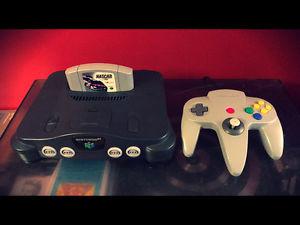N64 Nintendo 64 With Controller and Game
